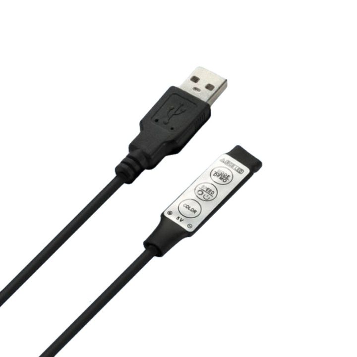 yingke-ตัวควบคุมแถบอาร์จีบี-usb-dc-5v-led-หรี่3คีย์4ข้อต่อหัวเข็มหมุดตัวเมียสำหรับนำแถบ-rgb-19โหมดไดนามิก