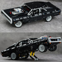 1168PCS Technical Dodge Charger Racing Car Model Building Blocks 42111อิฐของเล่นในภาพยนตร์ Fast Furious Gift For Boys Kids