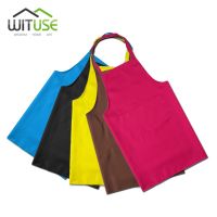 New Pure Color Cooking Kitchen Canvas Apron Unisex Woman Men Chef Waiter Cafe Shop BBQ Hairdresser Apron 10 colors Aprons