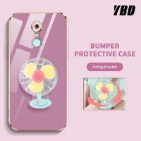 YBD เคสโทรศัพท์แบบเรียบง่ายหรูหราสำหรับ Xiaomi Redmi 5 Plus Redmi 8 8A Pro 8A Daul สเตอริโอแบบหมุนได้ขายึดพัดหลากสีคลุมทั้งหมดเคสกันกระแทกกล้อง