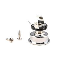 6.35mm 1/4inch Guitar Jack Holder Guitar Jack Plate Holder Guitar Socket Plate Holder GT44 for Telecaster Electric Guitar Parts