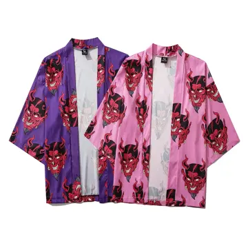 Wholesale Japanese Dragon and Phoenix Print Anime Cardigan Shirt Women Men  Traditional Yukata Asian Clothing Haori Obi Cosplay Kimono From  m.