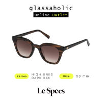 [ลดกระหน่ำ] แว่นกันแดด LE SPEC รุ่น HIGH JINKS DARK OAK ทรงวัยรุ่น Y2K