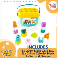 [COD] Retailfl Blocks Shape Sorter Bucket Baby Toddler Toy