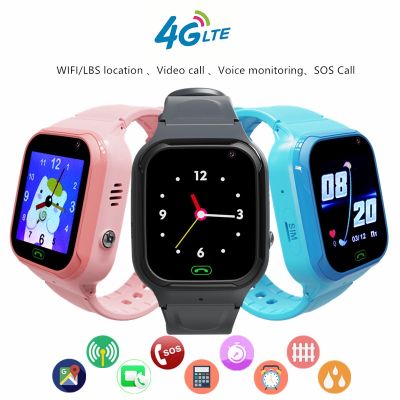 4G smart watch for kids Children Smartwatch Video Calling Voice Chat SOS Calling remote monitoring  smart watch for kids boys Baby Kids Smart Watch Fashion watch for kids girls Smartwatches Smart IP67 Waterproof smartwatch for kids