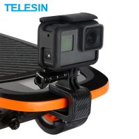 TELESIN Skateboard Surfboard Mount Holder Clip 8mm-15mm for GoPro Hero 11 10 9 8 7 6 5 4 Insta360 Osmo Action Camera Accessories