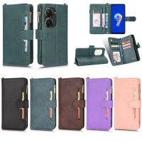 [COD] Compatible with Asus ZenFone 9 mobile phone case Diagonal Lanyard Wallet