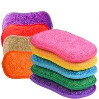 Cleaning Scrubbing Sponges Reusable Non-Scratch Microfiber Scrubber Sponge Pot Pan Dish Washer