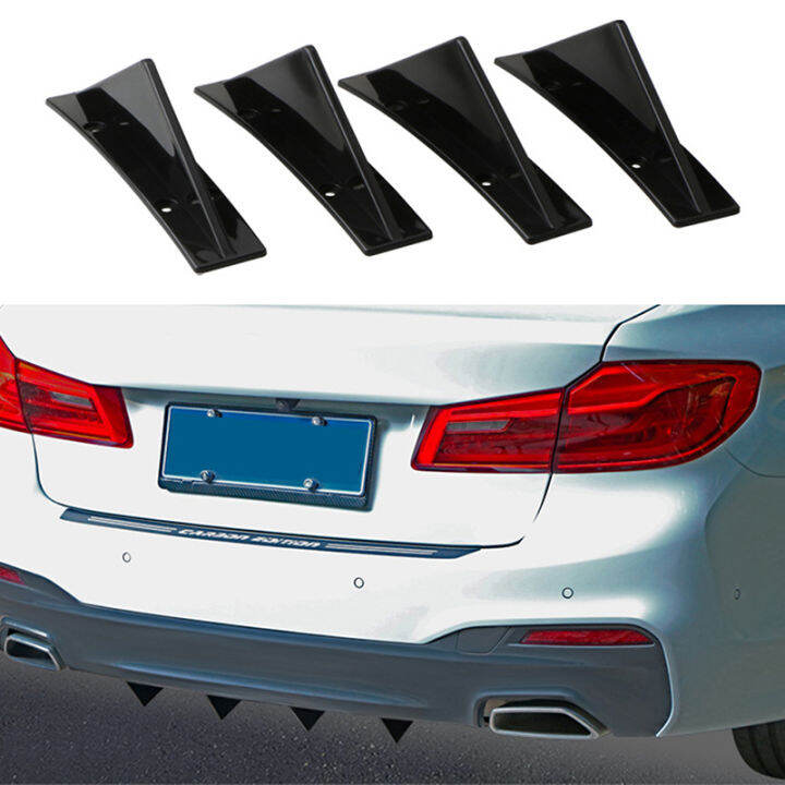 Feng Qi shopCar Universal Modified Triangle Rear Spoiler Bumper Curved