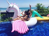 ห่วงยางพีกาซัส ปีกสีพาสเทล ขนาดใหญ่ Inflatable Pegasus Pastel Float By Float Me Summer