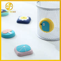 Smiley Home ยางซิลิโคน กันประตูกระแทกผนังหรืออุปกรณ์กระแทกผนัง ใช้สติกเกอร์แถบกาวในการติดตั้ง มีให้เลือก 6 ลวดลาย