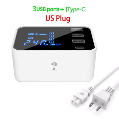 Quick Charge 3.0 Led Display USB Charger For Android iPhone Adapter Phone Tablet Fast Charger