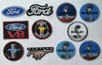 อาร์ม ตัวรีดติดเสื้อ #อาร์มปัก #Patch ตกแต่งเสื้อผ้า หมวก กระเป๋า โลโก้ Ford #Ford Mustang #Ford Shelby #SHELBY