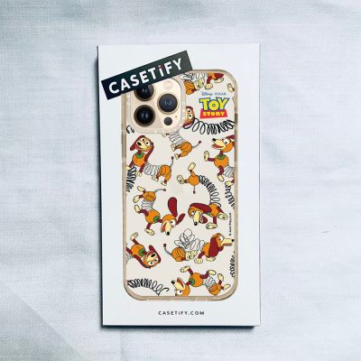 Casetify X Disnep PIXAR TOY STOORY Slinky Dog เคสนิ่ม สีเบจ สําหรับ IPhone 14 13 12 11 Pro MAX Mini XS MAX XR X SE 6 6S 7 8 Plus