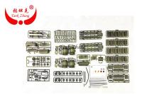 HENG ยาว3939-1รถถัง RC T72รัสเซีย T-72เวอร์ชัน Perisai 116 Alat Ganti No. Bahagianaksesori Plastik