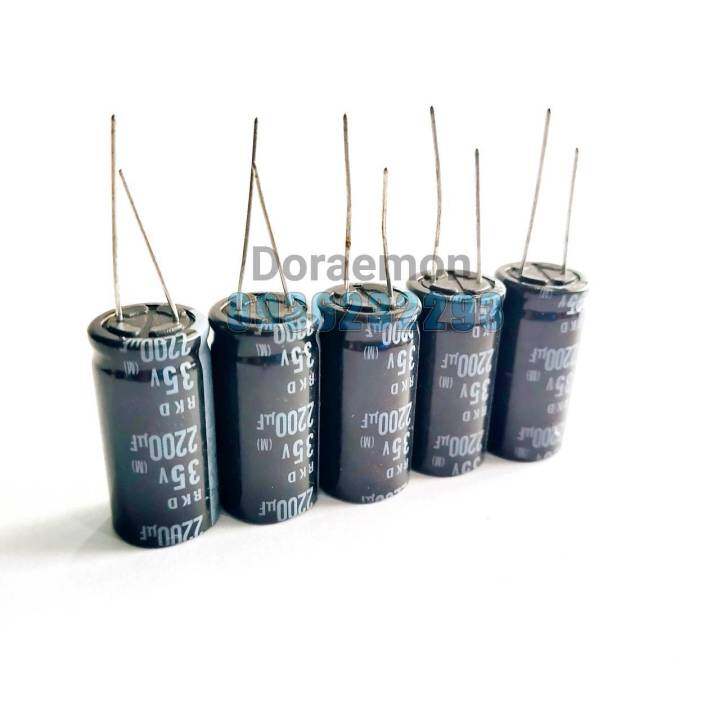 capacitor-electrolyte-คาปาซิเตอร์-2200uf-35v-ตัวเก็บประจุ-อิเล็กโทรไลต