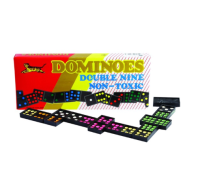 Wphuth เกมส์ โดมิโน่ Dominoes Double Nine มี 55 ชิ้น ของเล่นสำหรับเด็ก