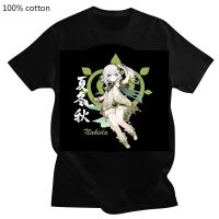 มีสินค้า Genshin Impact Cyno Nilau Nahida Dehya เสื้อแขนสั้น100% Cotton Tee เสื้อกราฟิกพิมพ์หญิงเสื้อยืดลำลองหลวม tees