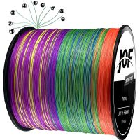 JOF 9 Strands Super Strong PE Braided Fishing Line Diameter 0.14-0.55mm Multifilament Fishing Line 300m500m Braid Thread