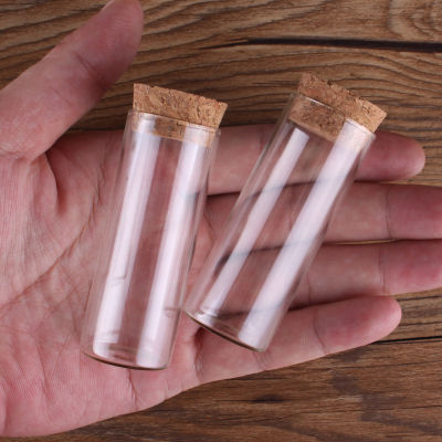 24pcs 30ml size 27*70mm Test Tube with Cork Stopper Spice Bottles Container Jars Vials DIY Craft