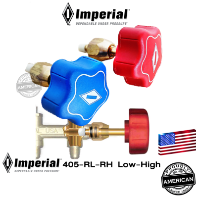 Imperial 405-RL/RH Low-High ชุดประกอบวาล์ว เปิด-ปิด Side Repair Kit for ใช้ร่วมกับเกจ Series 400 &amp;300 Brass Manifolds