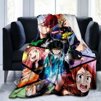 Japanese Anime My Hero Academia Blanket 3D Printed Throws Blanket Flannel Blanket Sofa Adult Blanket Journey Hiking Blanket