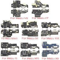 สำหรับ Meizu M6t 15 M15 16x โน้ต8 M6s V8 X8แท่นชาร์จขั้วต่อ Micro Usb ที่ชาร์จบอร์ดไมโครโฟนแผงสำหรับชาร์จสายเคเบิลยืดหยุ่น