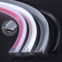 ✼❧™ 1m Rubber bathroom water stopper Dry and Wet Separation Flood Barrier shower dam door Bottom Sealing Strip Guard Blocker