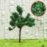 Limited Time Discounts D5027 40Pcs/80Pcs N Scale 1:160 Deep Green Trees 5Cm Iron Wire Trunk Model Trains Layout