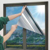 【LZ】✌●  One Way Espelho Janela Privacidade Filme Diurno Anti UV Sun Blocking Controle de Calor Reflective Window Matiz para Casa Escritório Sala de estar