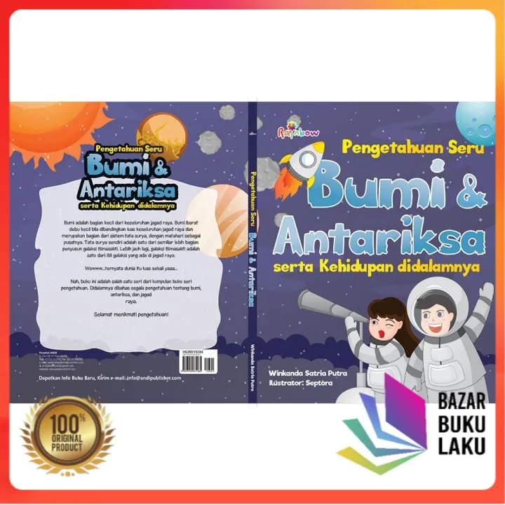 BUKU Pengetahuan Seru Bumi Dan Antariksa, Serta Kehidupan Di Dalammnya ...