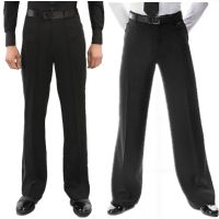 2021 New Arrival Men Jazz/Latin Dance Trousers Pants Black Mens Ballroom Dance Pants Dance Wear Practice/Performance 2 Styles