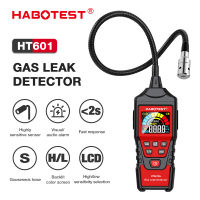 HABOTEST HT601 เครื่องวิเคราะห์ ก๊าซติดไฟได้ เครื่องตรวจจับแก๊สรั่ว อุปกรณ์ตรวจจับแบบมือถือไวไฟ 9999 PPM ตัวทดสอบมิเตอร์หัววัดความยืดหยุ่น