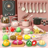 【CW】 ToddlerAccessoriesToy SetCooking Pots and PansUtensils Children 39;s Games Food Set Toys