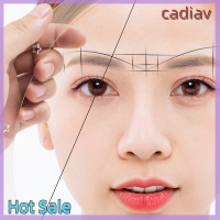 เครื่องไม้บรรทัดวัดระดับคิ้ว Cadiav สำหรับแสตมป์หมึกสตริงทำแผนที่สักคิ้ว