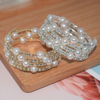 【hot】✌  4 Fashion Multiple Rows Adjustable Bangle for Gold Color Wedding   Bangles Jewelry