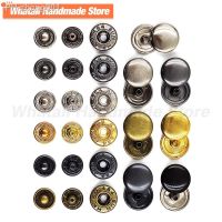 ☾ 50 Sets 831/655/633 Metal Snap Fasteners Snaps Button Press Studs Sewing Button For DIY Clothes Garment Bags Shoes Leathercraft