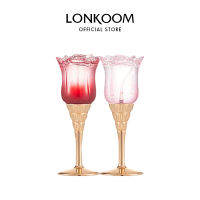 Lonkoom น้ำหอม  (EDP) ขนาด 50 ml Perfume รุ่น   Rose Flower  น้ำหอมสำหรับสุภาพสตรี