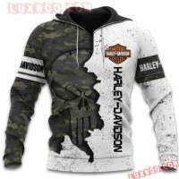 [เสื้อยืด Cloud Sense]    harley-Davidson Mens Pullover Sweatshirt, Bar &amp; Shield Hoodie, Gray 3008