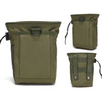 Tactical Molle Drawstring Magazine Dump Pouch Adjustable Military Utility Belt Fanny Hip Holster Bag Outdoor Ammo Pouch Running Belt