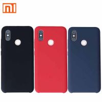 ▧ Oryginalny xiaomi mi8 se silikonowy Mi 8 case SE mi 8 nowy natura płynny silikonowy telefon ochrona przed upadkiem PC włókno