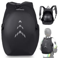 Multifunctional Motorcycle Helmet Bag With Luminous Waterproof Travel Backpack Outdoor Cycling Backpack 50L Large Capacity