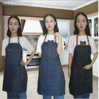 ✆ 1pcs Practical 80x60cm Blue Denim Simple Aprons Uniform Unisex Jeans Aprons Mens Ladys Kitchen Cooking Gifts