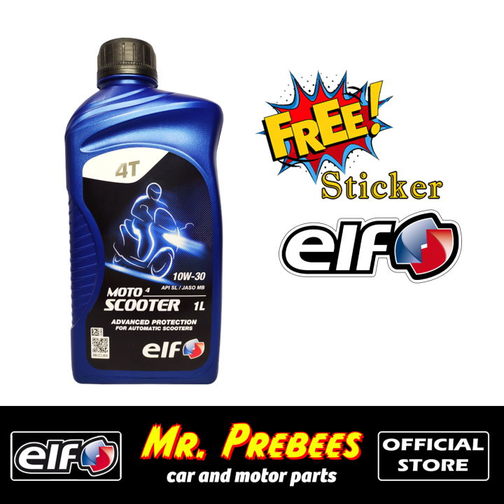 ELF Moto 4T Scooter 10W30 Mineral Engine Oil 1L Lazada PH
