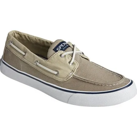 Sperry Bahama 2.0 Plat Mocassino Donna - Tomaia In Cotone Riciclato Con Stampa Pied De Poule, Plantare Memory Foam