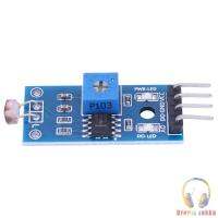 4Pin ตรวจจับแสง LM393 3.5V-5V ชุดสำหรับ Arduino DIY เซ็นเซอร์อ่อนไหวหลอดไฟโมดูลโฟโตเซนสิทีฟเซนเซอร์