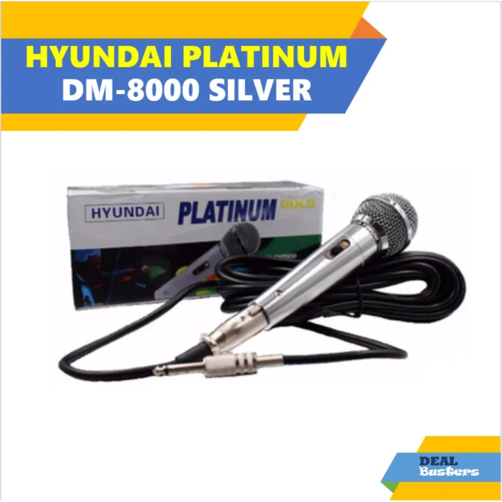 Hyundai Microphone Platinum DM-8000 Professional Dynamic Microphone ...