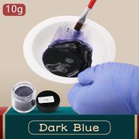 Fabric Dye Pigment Dark Blue 10g for Dye ClothesFeatherBambooeggs and Fix Faded Clothes Acrylic Paint