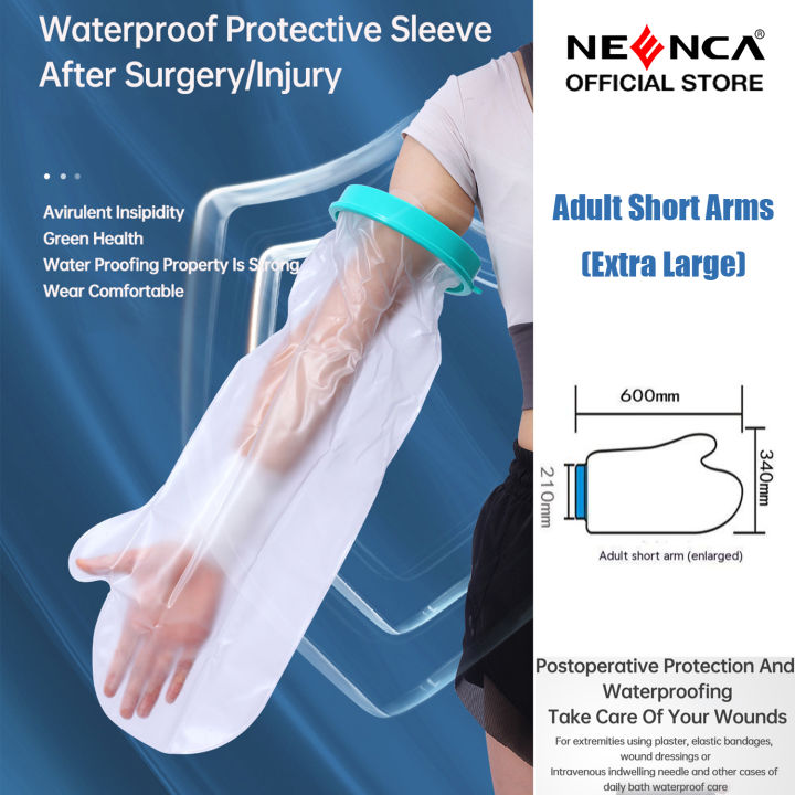 Waterproof Arm Cast Covers for Shower Adult Long full Protector Cover Soft  Comfortable Watertight Seal to Keep Wounds Dry Bath Bandage Broken