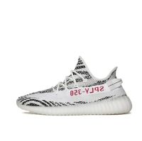 รองเท้าผ้าใบผช Yeezy Boost 350 V2 Zebra "Zebra" Zebra "รองเท้าลำลองเล่นกีฬาต่ำสุดสำหรับทุกเพศรุ่น รองเท้าผ้าใบผู้ชาย